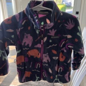 Columbia Kids' Fleece Jacket with Colorful Animal Design